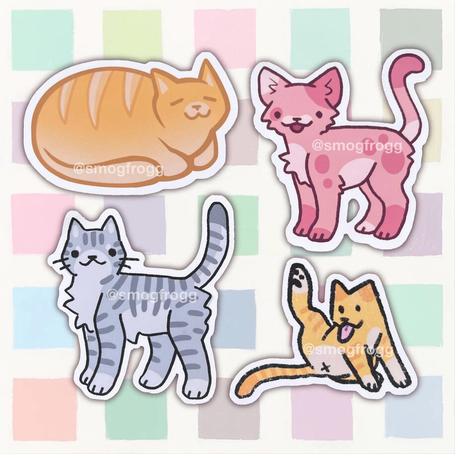 cats (stickers)
